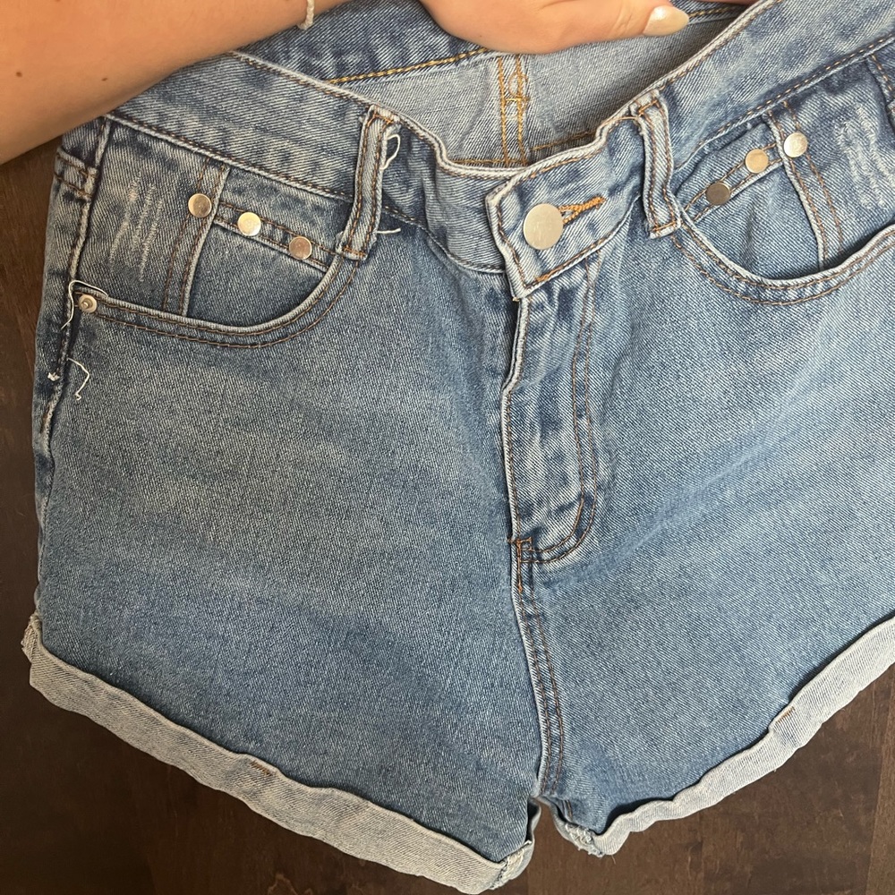 Womens denim shorts